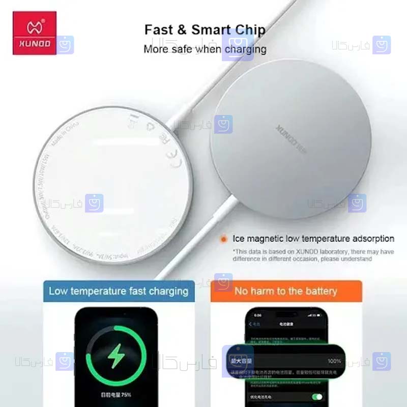 شارژر مگ سیف 15 وات XUNDD مدل XDCH-048