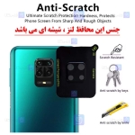 محافظ لنز شیشه ای Xiaomi Redmi Note 9 Pro مدل حاشیه دار