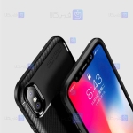 قاب گوشی Apple iPhone Xs مدل Auto Focus Fiber Carbon