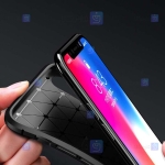 قاب گوشی Apple iPhone Xs مدل Auto Focus Fiber Carbon