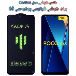 گلس گوشی Xiaomi Poco C65 مدل Cactus