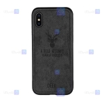 قاب پارچه ای Apple iPhone Xs مدل گوزنی