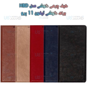 کیف چرمی Apple iPhone 11 Pro مدل HBD