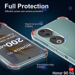 قاب ژله ای Honor 90 مدل کپسولی محافظ لنز دار