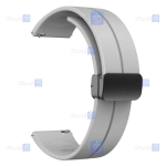 بند سیلیکونی ساعت سامسونگ گلکسی Watch 6 Classic مدل Magnetic Buckle