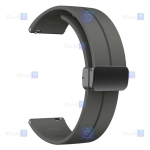 بند سیلیکونی ساعت سامسونگ گلکسی Watch 6 Classic مدل Magnetic Buckle