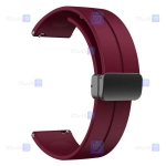 بند سیلیکونی ساعت سامسونگ گلکسی Watch 6 Classic مدل Magnetic Buckle