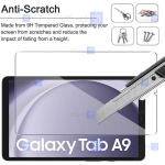 گلس میتوبل Samsung Galaxy Tab A9 مدل دور تراش