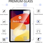 گلس میتوبل Xiaomi Redmi Pad SE مدل دور تراش