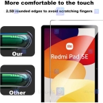 گلس میتوبل Xiaomi Redmi Pad SE مدل دور تراش