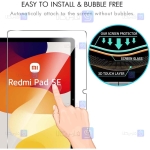 گلس میتوبل Xiaomi Redmi Pad SE مدل دور تراش