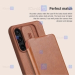 کیف چرمی نیلکین Samsung Galaxy A35 مدل Qin Pro