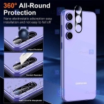 محافظ لنز شیشه ای Samsung Galaxy A35 مدل حاشیه دار