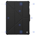 کیف محافظ لنزدار نیلکین Samsung Galaxy Tab S9 FE Plus مدل Bumper Leather Pro