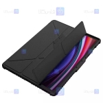 کیف محافظ لنزدار نیلکین Samsung Galaxy Tab S9 FE Plus مدل Bumper Leather Pro