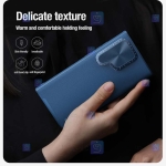 قاب چرمی مگنتی نیلکین Samsung Galaxy S24 مدل Camshield Prop Leather Magnetic
