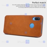 کیف چرمی نیلکین Huawei Nova 3e مدل Qin