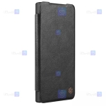 کیف چرمی استندی نیلکین Samsung Galaxy S24 مدل Qin Prop