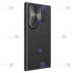 کیف چرمی استندی نیلکین Samsung Galaxy S24 مدل Qin Prop