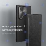 کیف چرمی استندی نیلکین Samsung Galaxy S24 مدل Qin Prop
