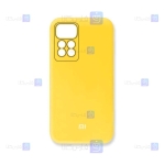 قاب سیلیکونی اصلی Xiaomi Redmi Note 11 Pro plus مدل محافظ لنزدار