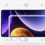 قاب شفاف Poco F5 مدل پشت کریستالی محافظ لنزدار