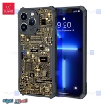 قاب ضد ضربه رینگی Apple iPhone 14 مدل XUNDD Pure Gold