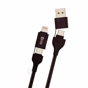 کابل شارژ چند کاره بیوا مدل C-05 با توان 60 وات