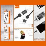کابل شارژ چند کاره بیوا مدل C-05 با توان 60 وات