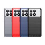 قاب کربنی Xiaomi Poco X6 Pro مدل Brushed Carbon Fiber