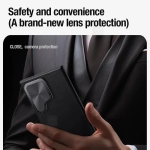 قاب چرمی نیلکین Samsung Galaxy S24 Ultra مدل Camshield Prop Leather