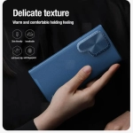 قاب چرمی نیلکین Samsung Galaxy S24 Ultra مدل Camshield Prop Leather