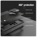 قاب چرمی نیلکین Samsung Galaxy S24 Ultra مدل Camshield Prop Leather