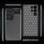 قاب گوشی Samsung Galaxy S24 Ultra مدل Auto Focus Fiber Carbon