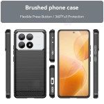 قاب کربنی Xiaomi Redmi K70E مدل Brushed Carbon Fiber