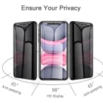 محافظ صفحه گوشی Samsung Galaxy F15 مدل سرامیکی حریم شخصی