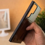 قاب اصلی چرمی جاکارتی دار سامسونگ گلکسی S23 الترا مدل Keephone Card Holder