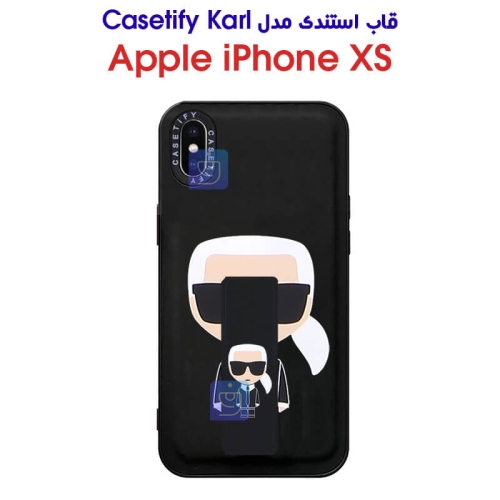 قاب استندی آیفون XS مدل Casetify Karl