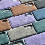 قاب چرمی سامسونگ گلکسی S21 FE طرح Woven