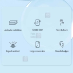 گلس نیلکین آیفون 15 مدل EZ Set همراه با ابزار نصب