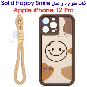 قاب طرح دار آیفون 12 پرو مدل Solid Happy Smile