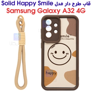 قاب طرح دار سامسونگ گلکسی A32 4G مدل Solid Happy Smile