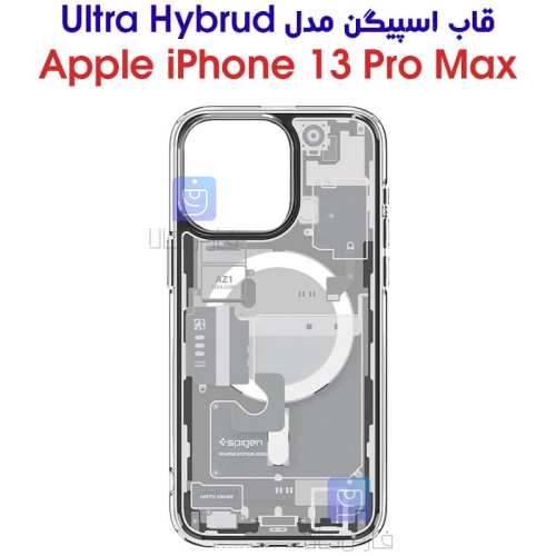 قاب اسپیگن آیفون 13 پرو مکس مدل Ultra Hybrid