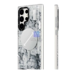 قاب طرح دار S24 الترا مدل YoungKit Futuristic Circuit Magsafe Series