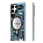 قاب طرح دار S24 الترا مدل YoungKit Futuristic Circuit Magsafe Series