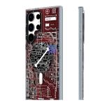 قاب طرح دار S24 الترا مدل YoungKit Futuristic Circuit Magsafe Series