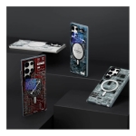 قاب طرح دار S24 الترا مدل YoungKit Futuristic Circuit Magsafe Series