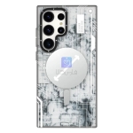 قاب طرح دار S24 الترا مدل YoungKit Futuristic Circuit Magsafe Series