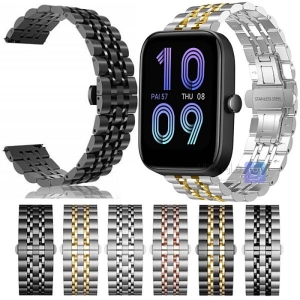 بند استیل ساعت Amazfit Bip 3 مدل 7Bead