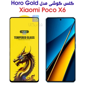 گلس گوشی شیائومی پوکو X6 مدل HORO Gold